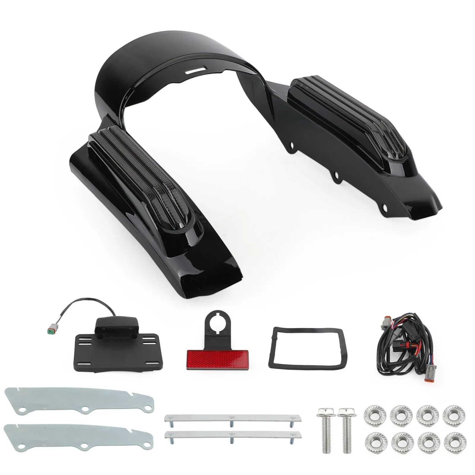 LED-Rücklicht für den hinteren Kotflügel, passend für Touring Road King FLHR Street Glide FLHX FLTRX