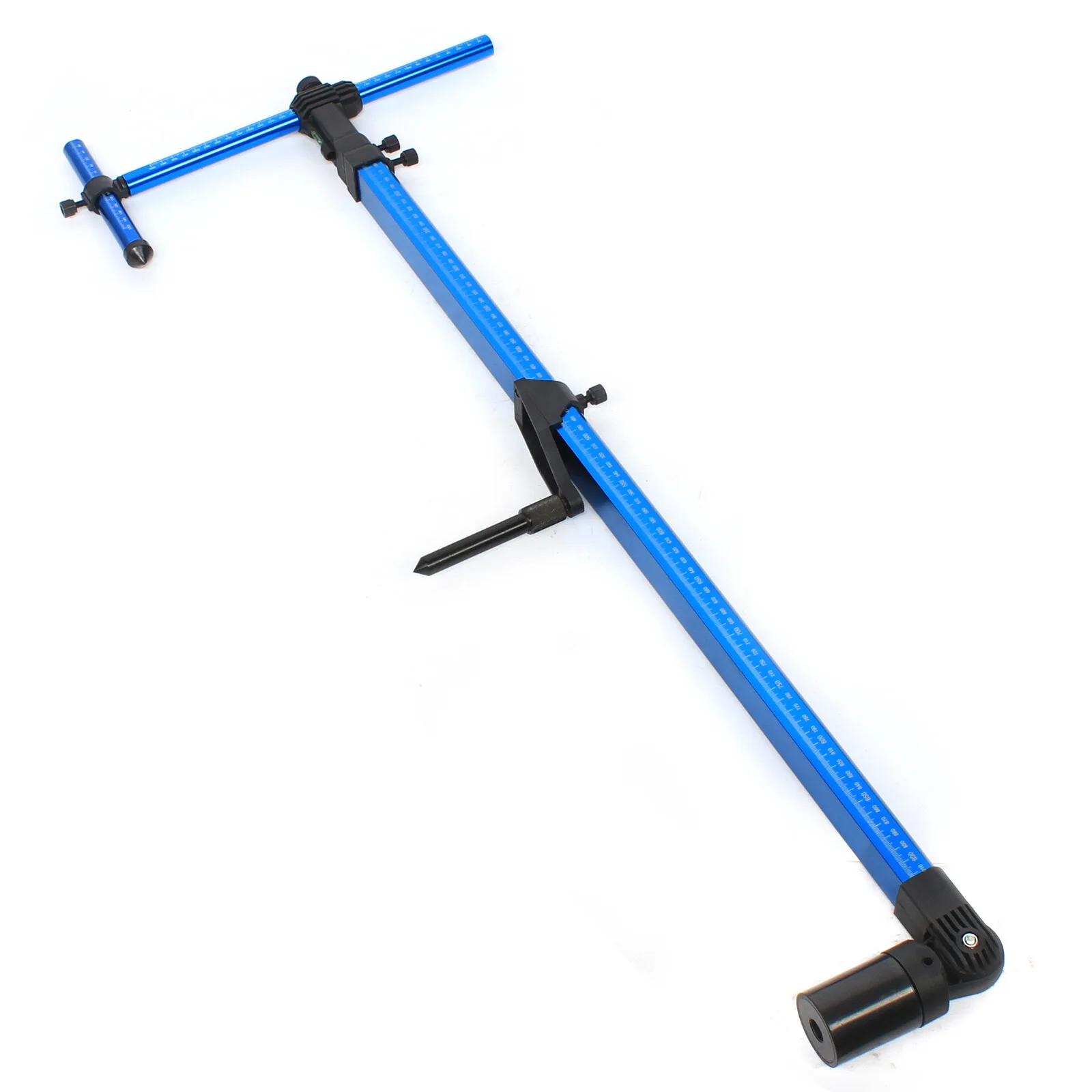 High-precision 2D Measuring Ruler for Car Repair, ±1mm Accuracy & Portable Kit with Aviation Aluminum Probes