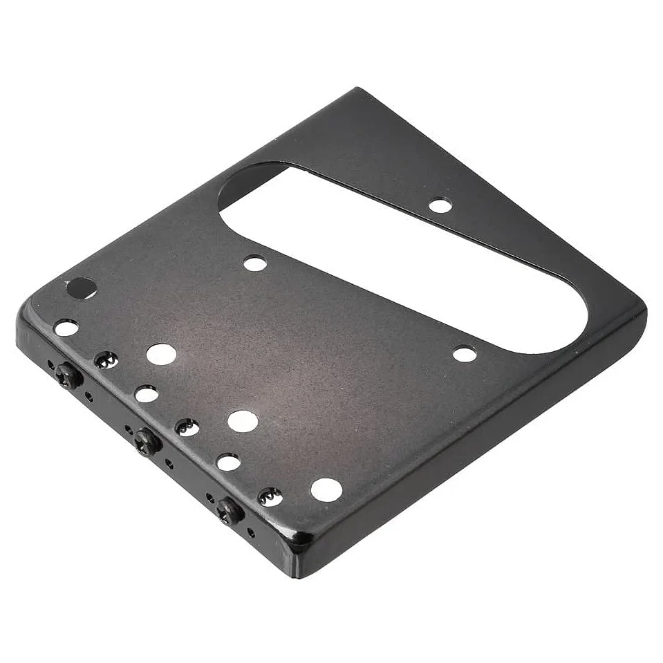 텔레캐스터 텔레 일렉트릭 기타용 재떨이 브릿지 테일피스, 블랙, 3 새들