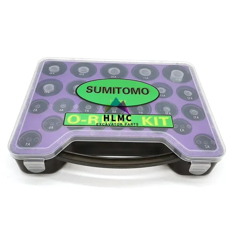 771 PCS Rubber GIANT O Ring Kit Box For Sumitomo Excavator