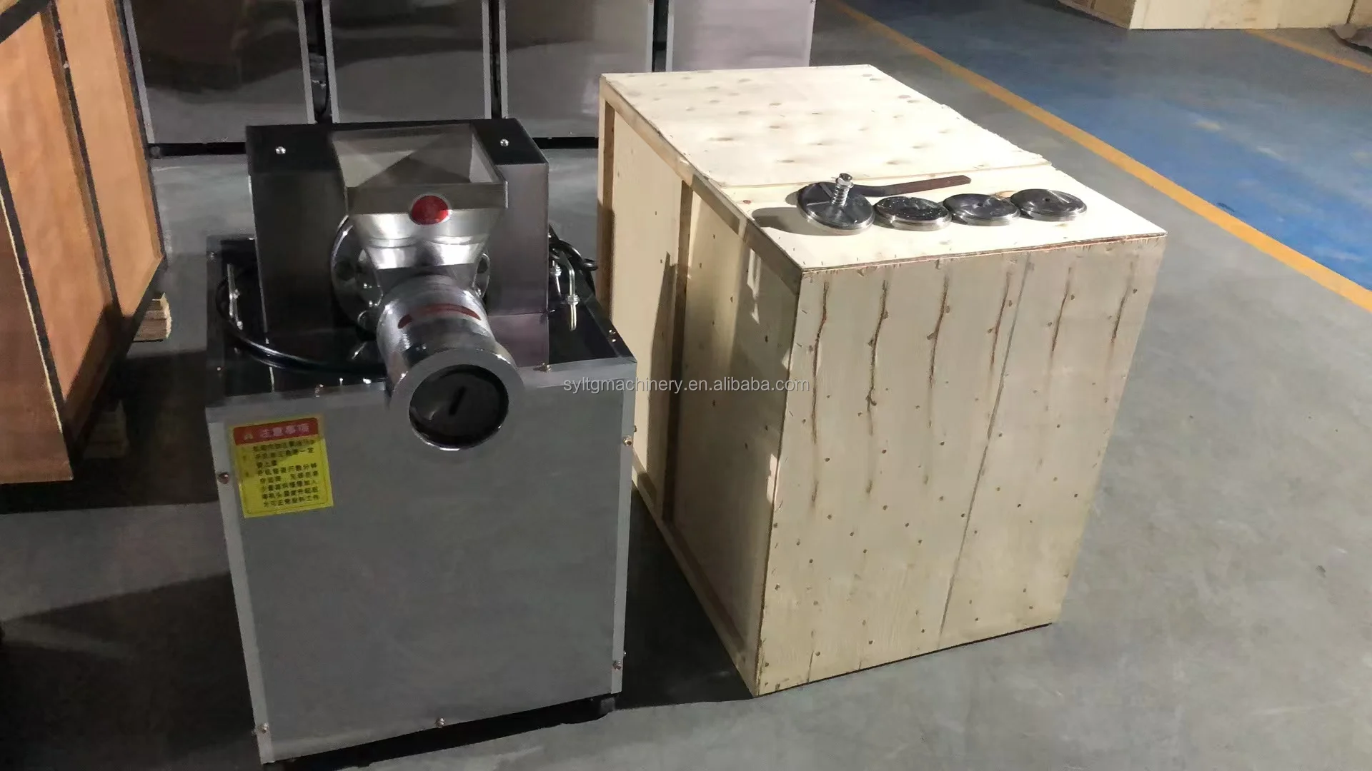 

【HOT】Automatic Electric Pasta Macaroni Make Machine Hollow Tube Noodles Forming Spaghetti Extruder Pasta Dough Kneading