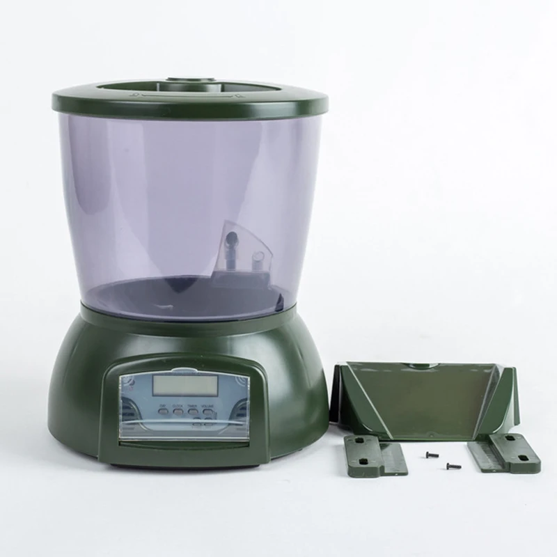 

Automatic Fish Feeder Aquarium Fish Tank Feeder Lcd Display Timing Quantitative Fish Pond Feeder