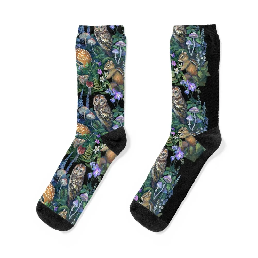 Enchanted Forest Socks tennis winter gifts Boy Child Socks Women's