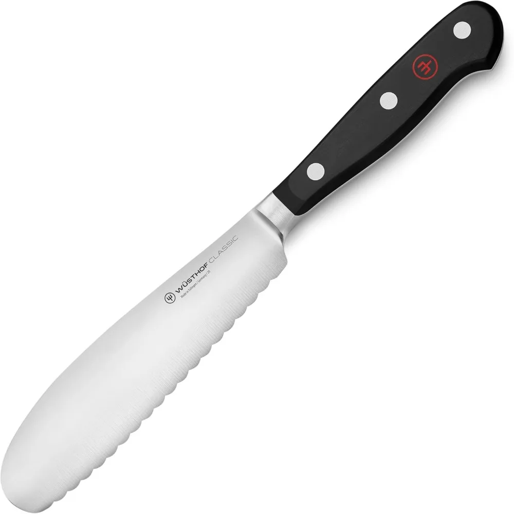 

Wusthof Classic Sandwich Knife - Serrated Utility, 5.5" Blade