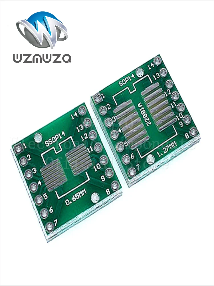 10PCS TSSOP14 SSOP14 SOP-14 SOP14 do DIP14 PCB Transfer Board DIP Pin Board Pitch IC Adapter plate Conversion board