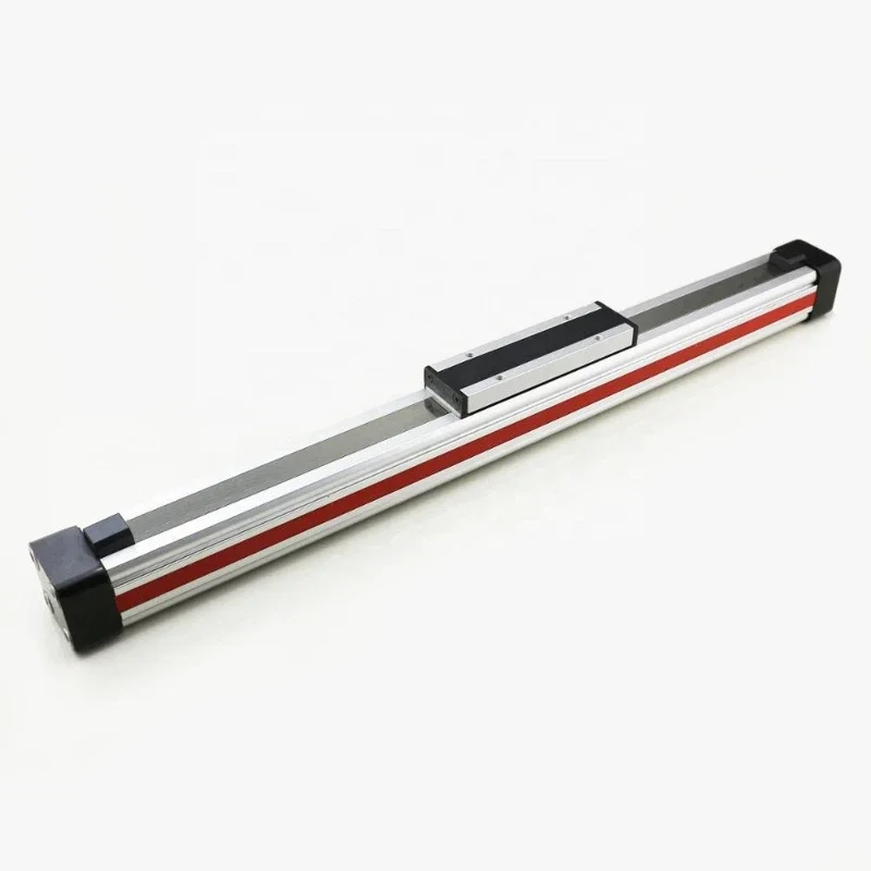 100 700 1000 2000 mm Rodless Slide Cylinder Pneumatic Industry Double Acting Piston Rodless Pneumatic Air Cylinder