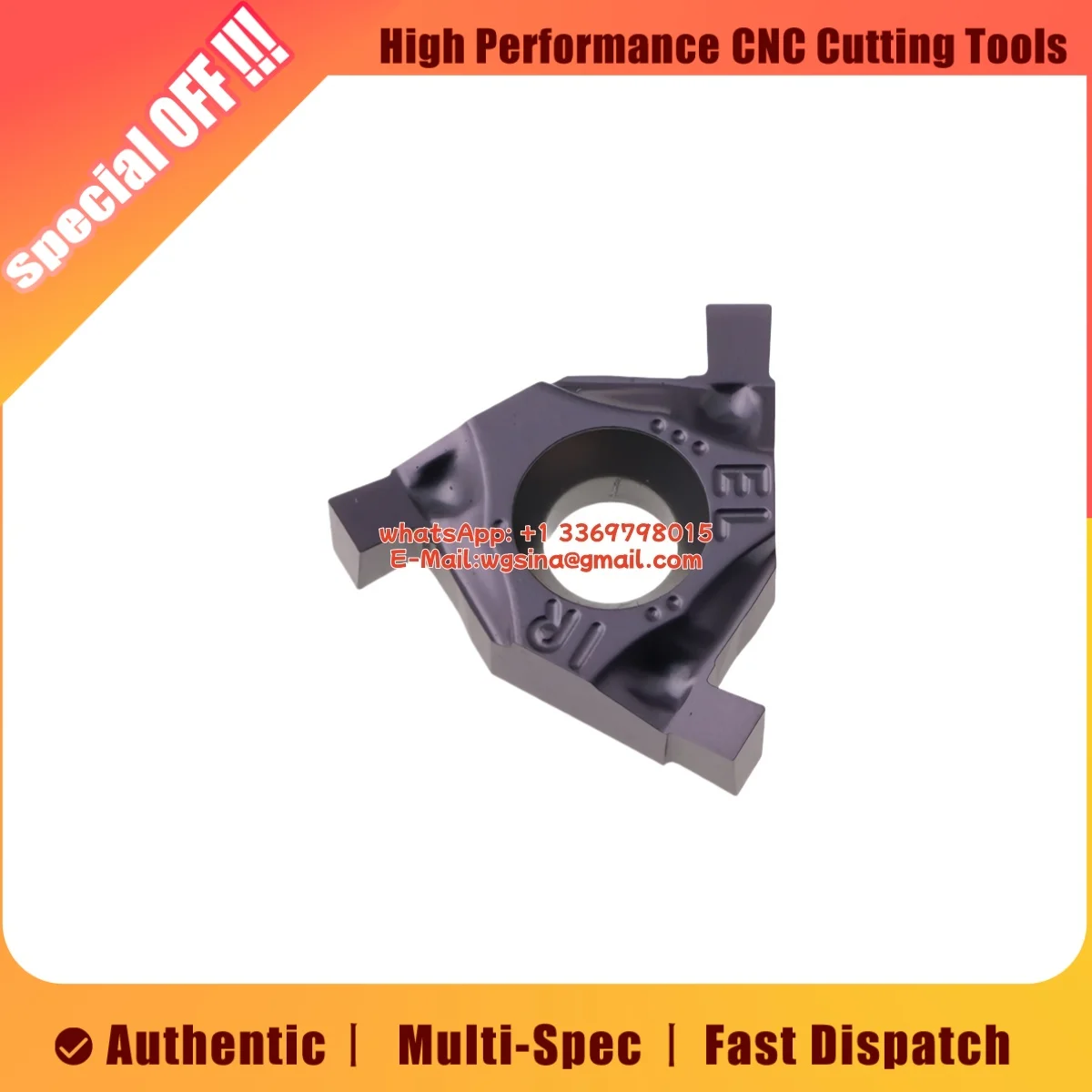 

Оригинальная резьбовая вставка GTGN GTGN-16ER IR195 SH730