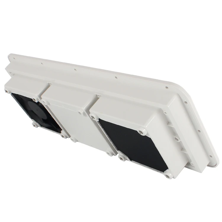 Kipas Ventilasi RV Senyap Putih 12v OEM Satu Arah untuk Pendinginan RV dan Trailer Camper, Suku Cadang dan Aksesori RV