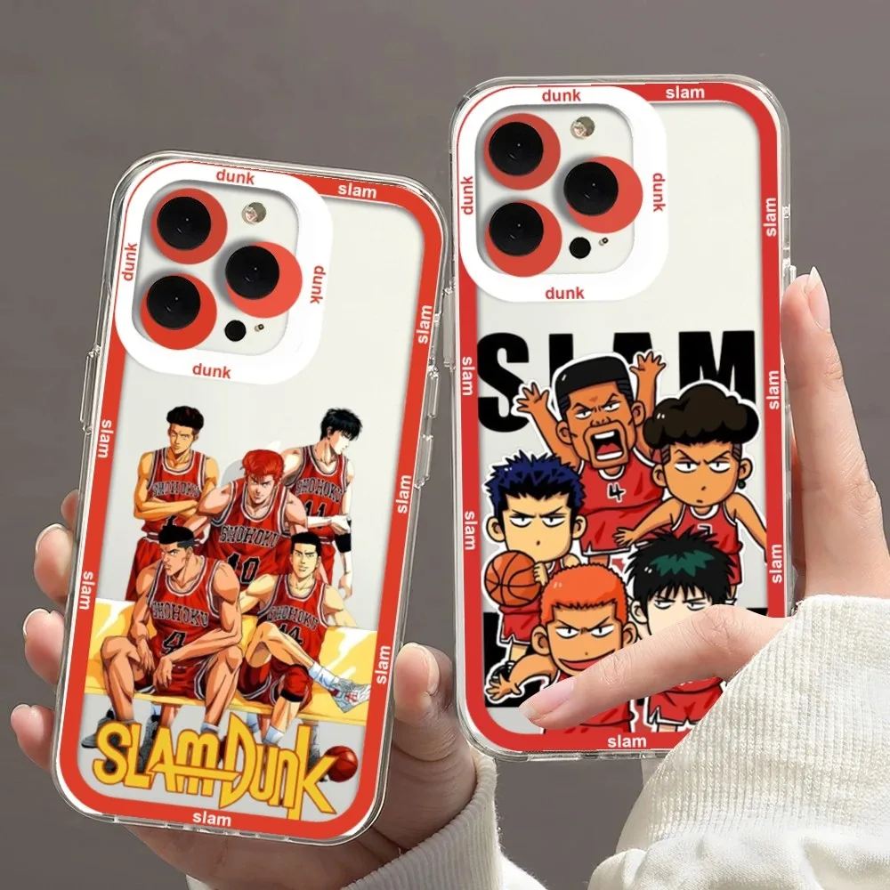 Anime S-Slam D-Dunk-K Basketball Phone Case For IPhone 11 12 13 Mini Pro Max 14 Pro Max Case Shell