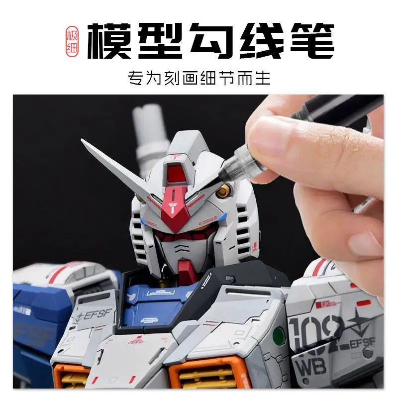 

Acrylic Pigment Hook Line Marker Pen Mech Figurine Model Painting Waterproof Coloring Complementary 3D Printing accessories