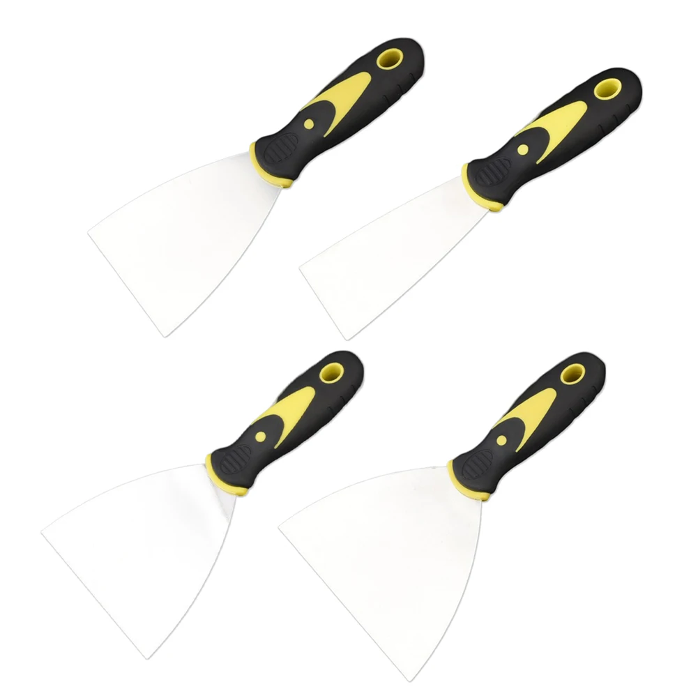 For Plaster For Putty Construction Tools Putty Scraper Home Improvement Repair Cracks Long-time Use 4 Different Sizes