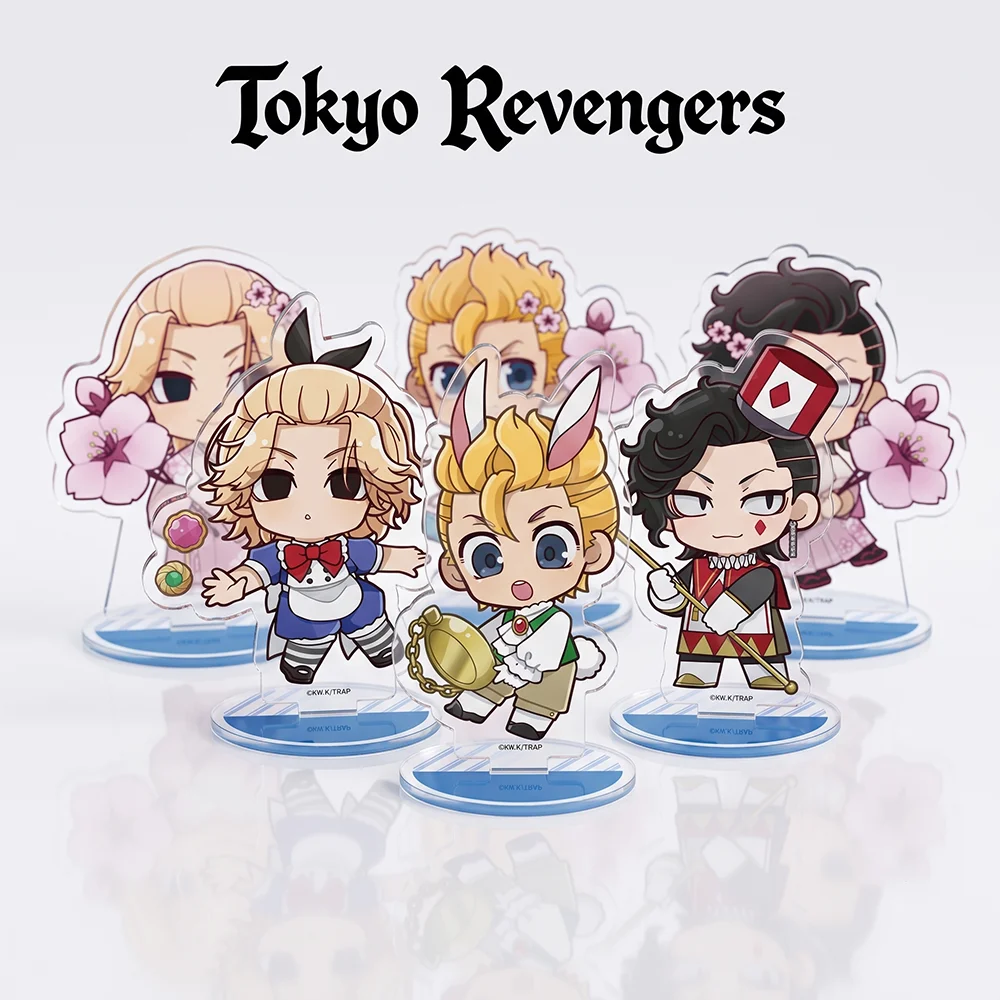 Tokyo Revengers Alice Version Mikey Manjiro Sano Chifuyu Matsuno 10CM Cute Anime Acrylic Stand Keychain Desk Decor Collect Gifts