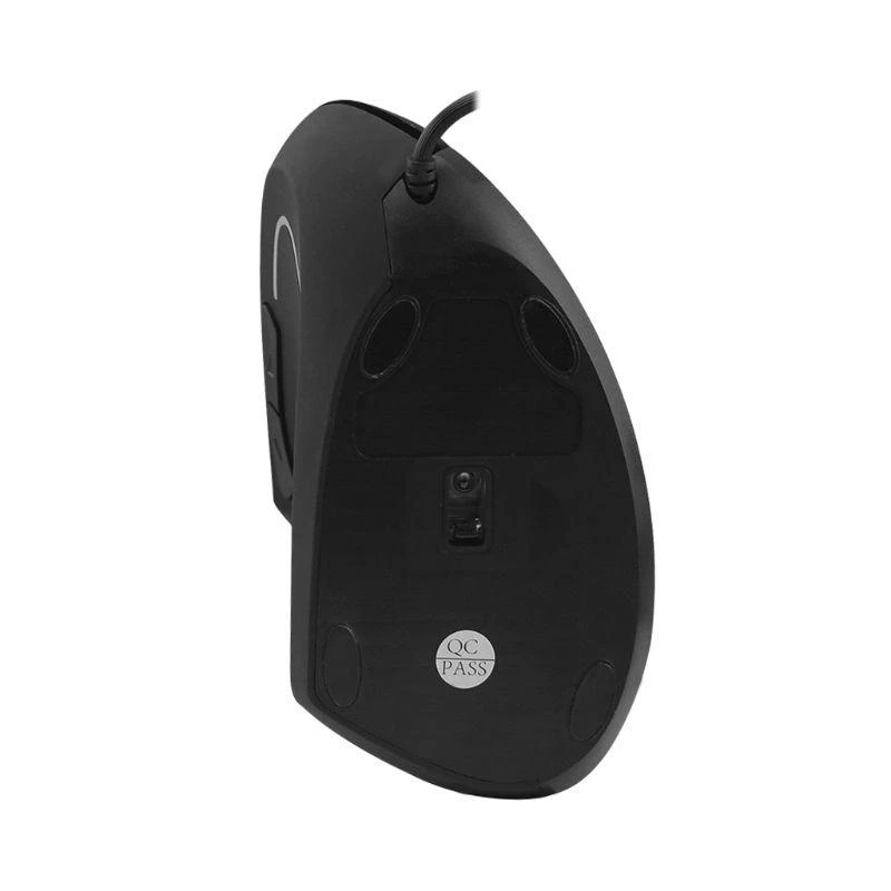 

JU64 Left Hand Vertical Mouse Ergonomic Gaming Mouse 1200 1600 DPI USB Optical Wrist Healthy Mice Mouse For PC Comp