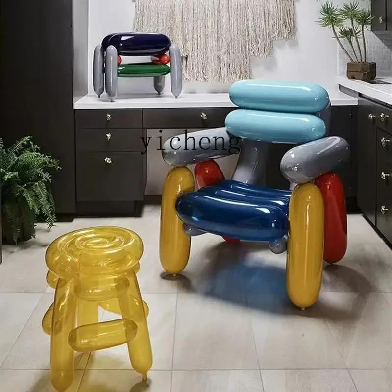 creative balloon chair art leisure chair hall reception fiberglass art style type living room decoration