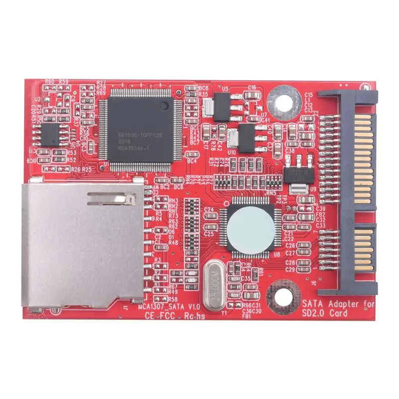 MMC SD SDHC 2.0SATA To SD High-Speed Adapter Card SD Card To SATA Adapter HDD Secure Digital Conversion Adapter