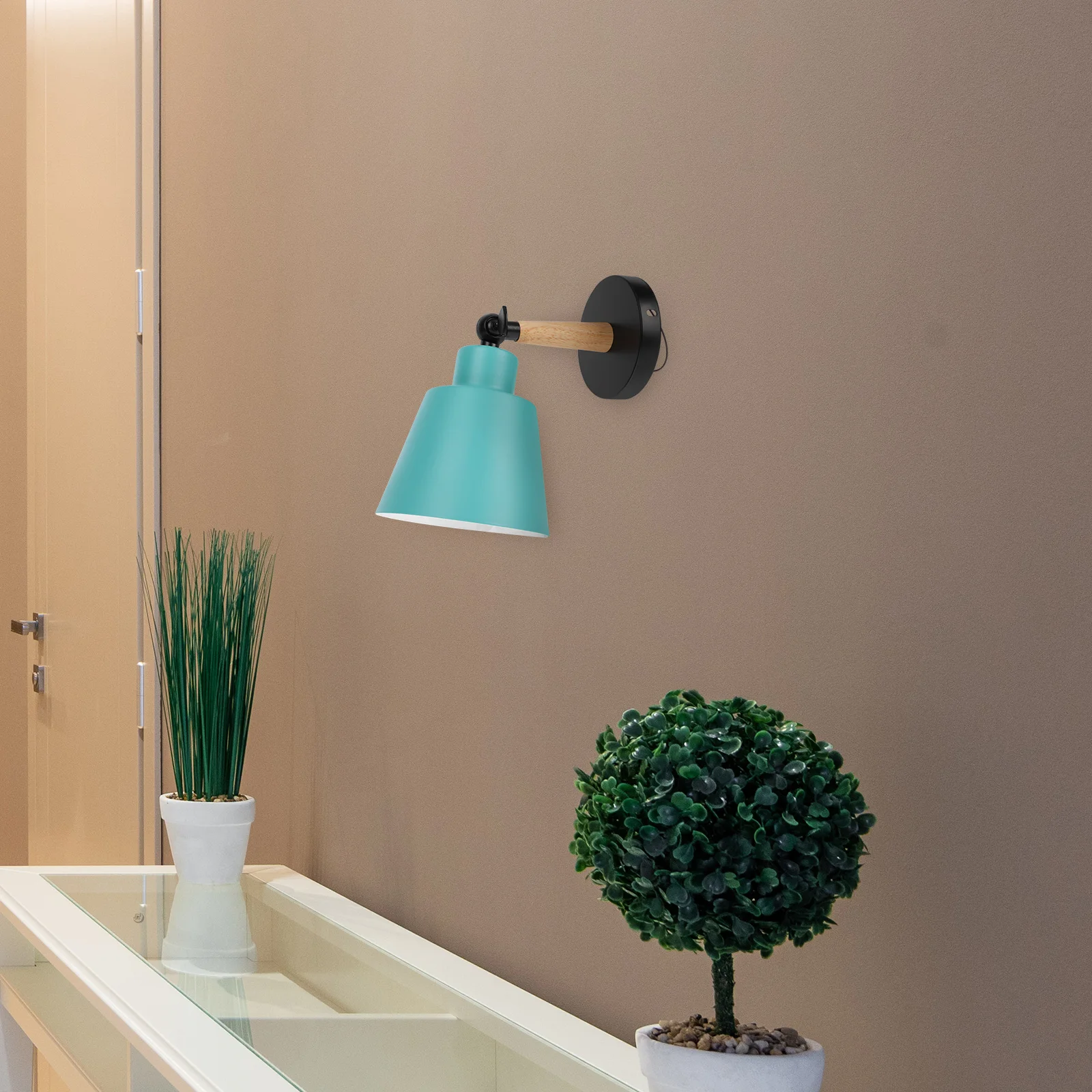 

Wall Lamp Modern Wall Fixture Indoor Backdrop Pendant Bedside Light Porch Light Pendant Low Energy Household Lighting