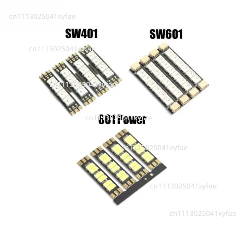 4 PCS SW401 SW601 Power Expansion Board 5V Colorful LED Light Board for F722S