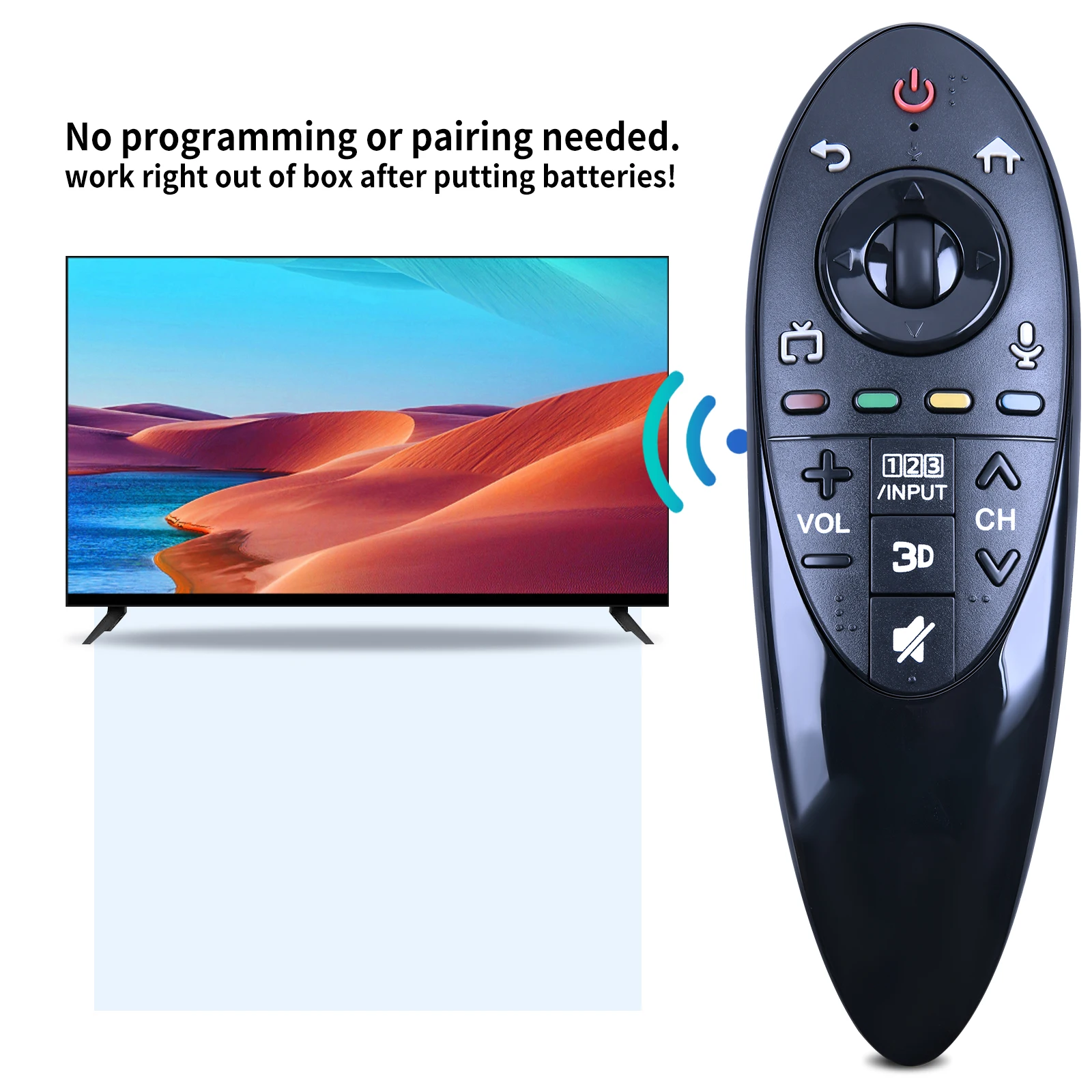 Nowy pilot głosowy AN-MR500G do telewizorów L/G Smart TV 47LB6300-UQ 42LB6300-UQ