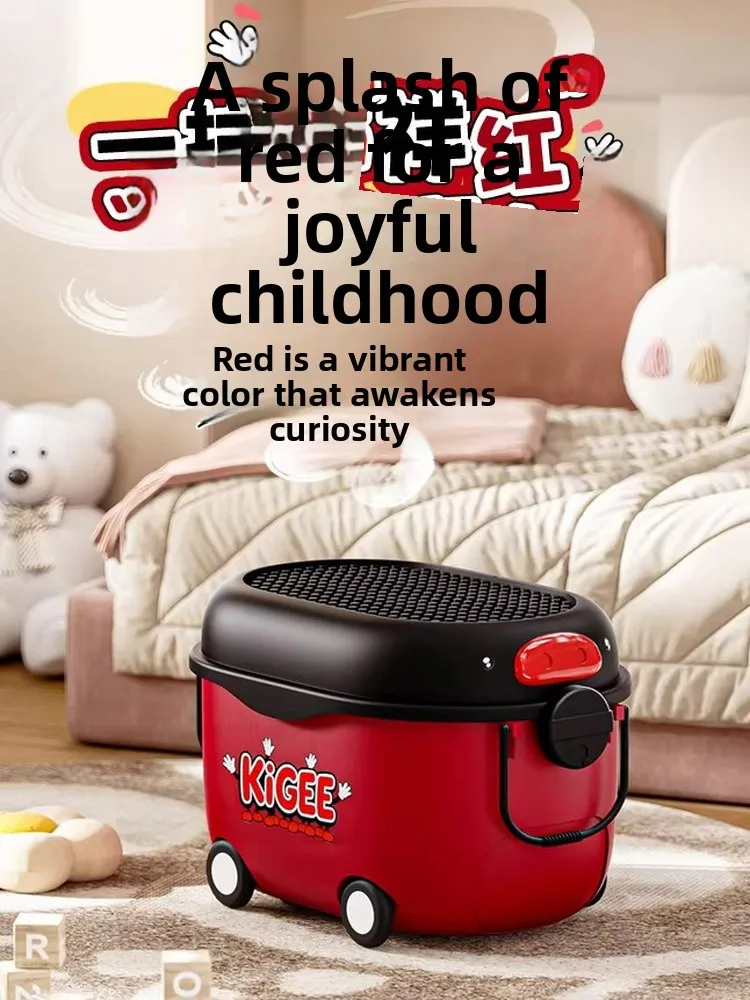 

Большой пластиковый контейнер для хранения: органайзер для детских игрушек, одежды и аксессуаров