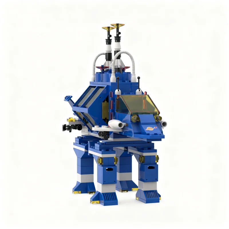 248PCS MOC Space Exploration Lunar Vanguard Stalker Model Technology DIY Assembly Building Blocks Display Birthday Gift Decor