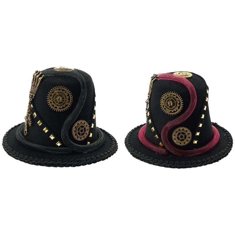 

Fashion Decorative Hair Clip Hat For Lovely Goth And Punk Outfits In Multiple Color Sweet Hair Accessory Gift