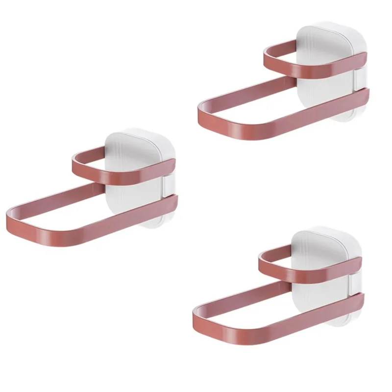 A77I شماعات ملابس متعددة الوظائف تخزين الرف لكمة خالية الحائط طبقة مزدوجة طوي رف ملابس تخزين الرف