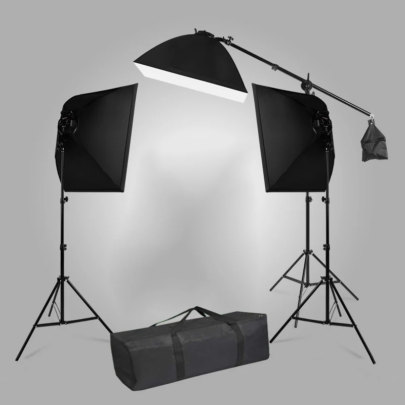 LED Light for Video Shooting Photography Light Soft Box Set 50watts Bi-color Fill Lighting 3pcs Softbox Kit