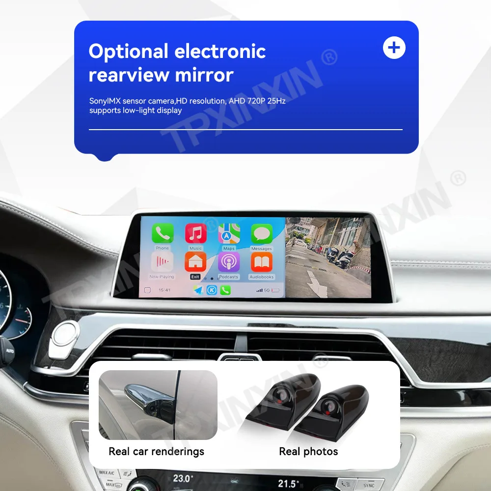 

Wireless CarPlay Android Auto Decoder For BMW 1 2 3 4 5 6 7 Series 2016~2020 Supported HDMI Mirror Link Camera Voice Control