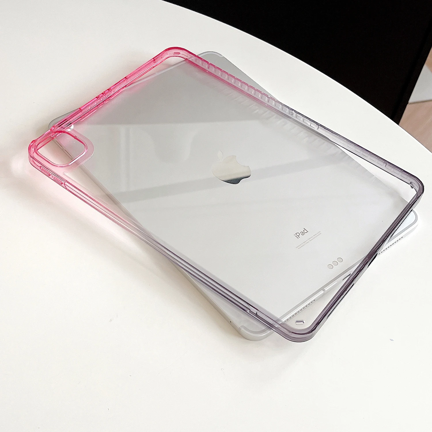 For iPad  7 8 9 10th Generation Case Air 3 4 5 Pro  9.7 10.2 10.5 10.9 11 12.9 inch Mini  6 Clear Hard Tablet Cover Cases