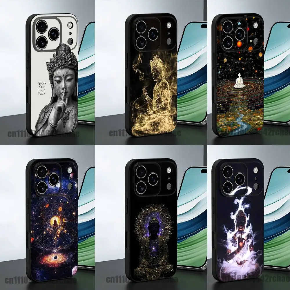 

For Buddha Custom Phone Case iPhone 14,16,12,13,15,11,17,Pro,Max,Plus,E,Air,Mini Soft Cover