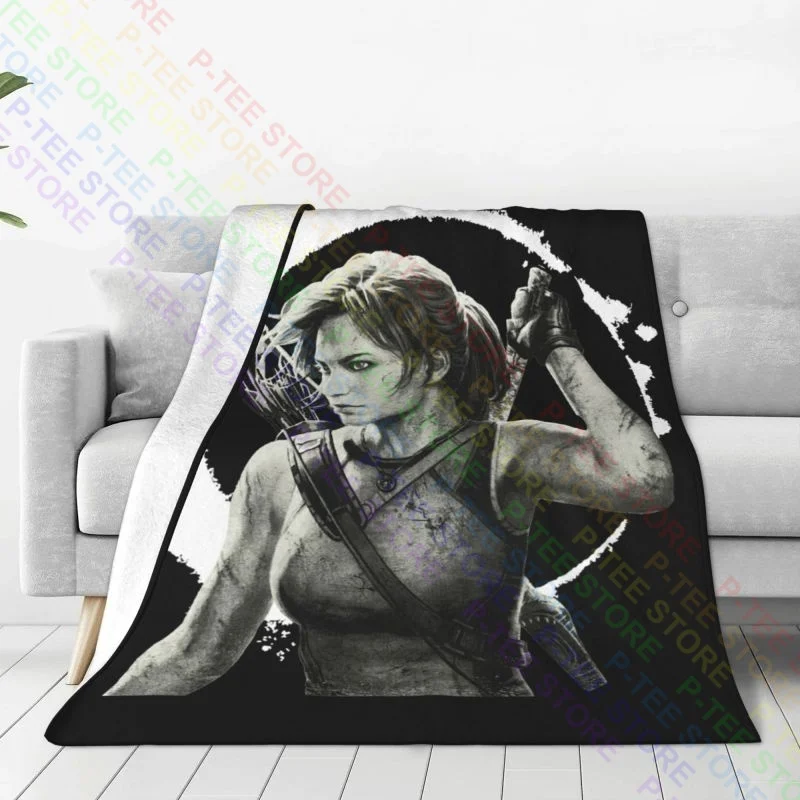 Shadow Of The Tomb Raider Lara Croft Blanket Velvet For Bed Breathable Faux Fur Throw Decorative Sofa