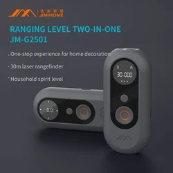 JIMIHOME JM-G2501 Mini Laser Distance Meter Level 2 in 1 Handheld High-precision Infrared Measuring Ruler Instrument 30m