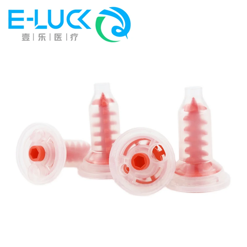 

50pcs/bag Dental Impression Mixing Tips Disposable Tube Dentistry Rubber Conveying Mixing Head Dentistry Material