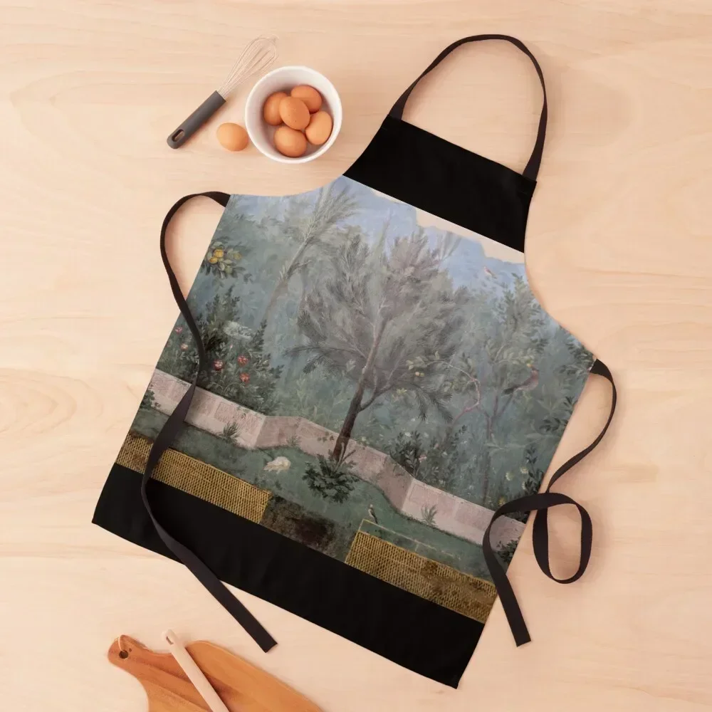 

Garden of Livia - Prima Porta Apron for women with pocket For Kitchen cook wear Apron