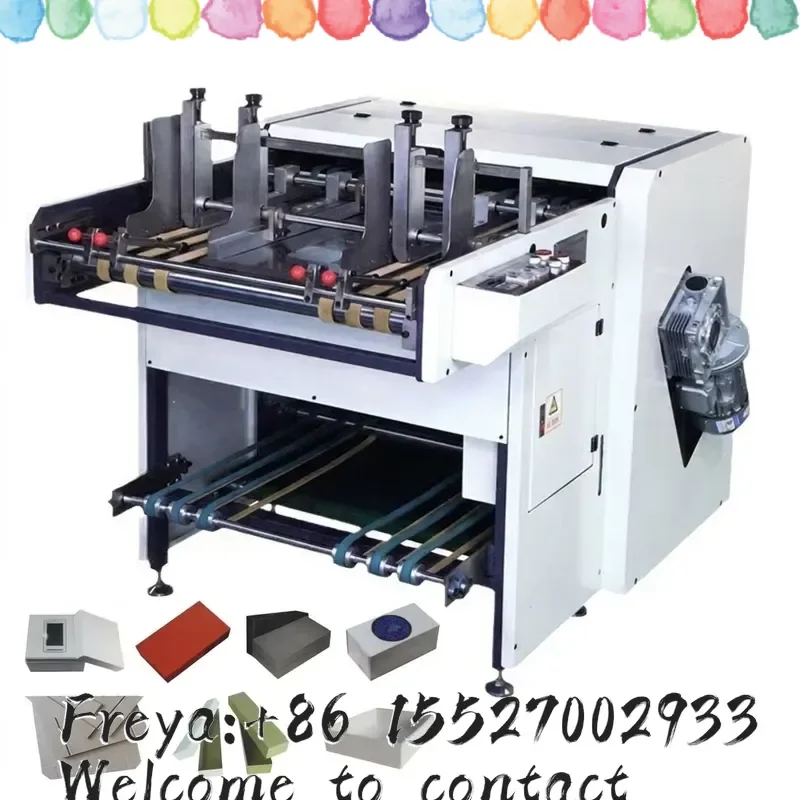 Automatic Grey Cardboard Slotting Machine With Waste Clear Gift Box Packaging Grooving Equipment