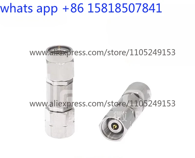 SMA to 2.4mm RF test adapter, mesh split connector, stainless steel adapter DC-18GHz