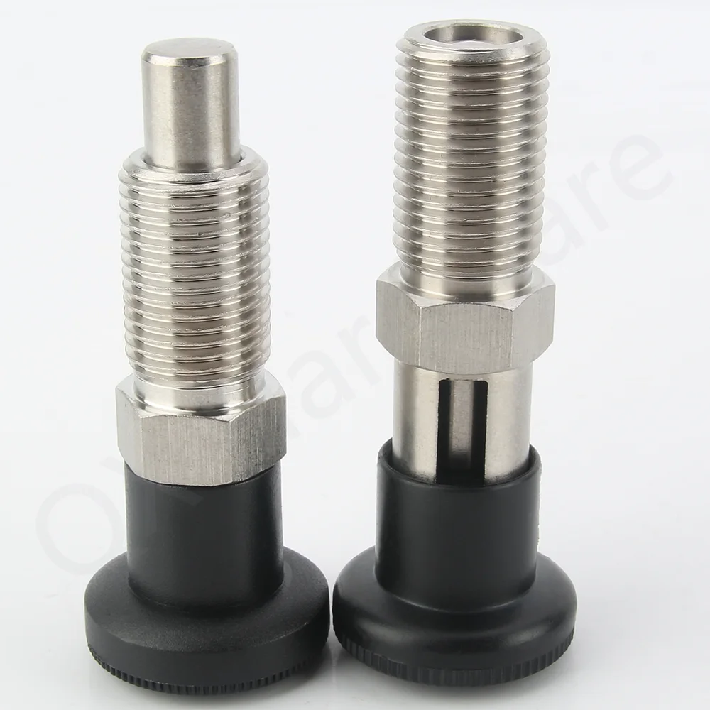 QX221 Large Stock Plastic Knob Stainless/Carbon Steel Index Plunger Hand Retractable Self Locking Indexing Pin M8/10/12/16/20/24