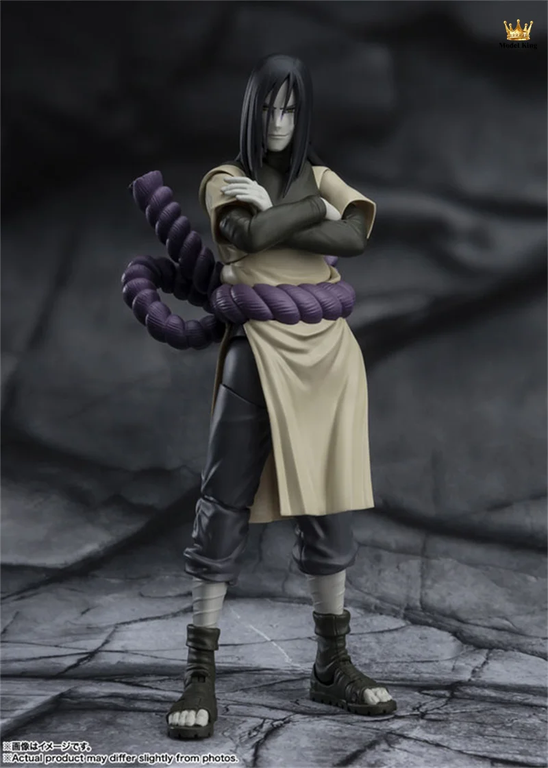 Original Bandai SHF Explorers who Pursue Truth Orochimaru One of the Three Ninjas Anime Action Figures Collectible Model Toys