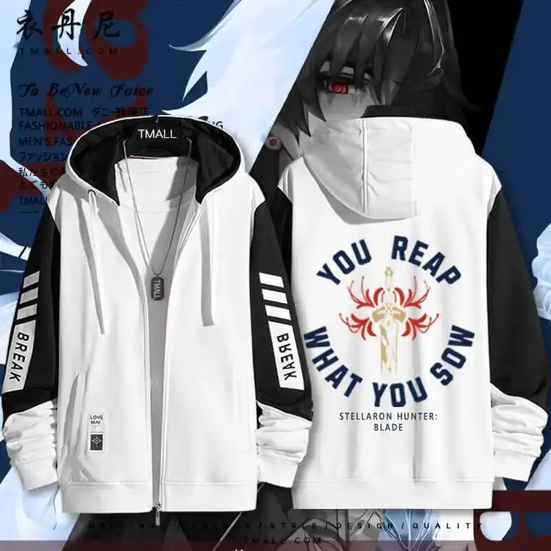 

Honkai: Star Rail‌ Blade Cosplay Costum Long Sleeve Print Zipper Hoodie Women Men Fashionhooded Costumes Couple Jacket
