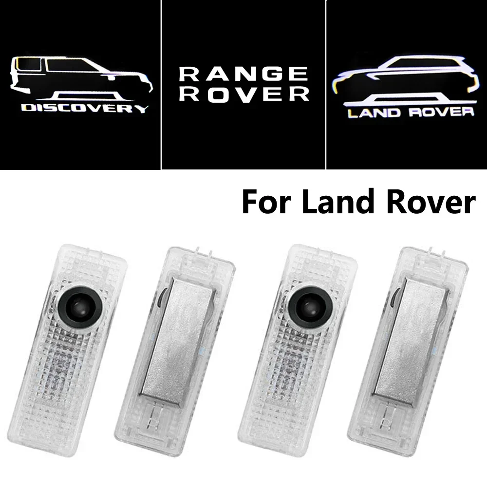 For Land Rover Range Rover Discovery 3 4 Freelander Car Welcome Logo Door Light Ghost Shadow Courtesy Projector Lamp Accessories