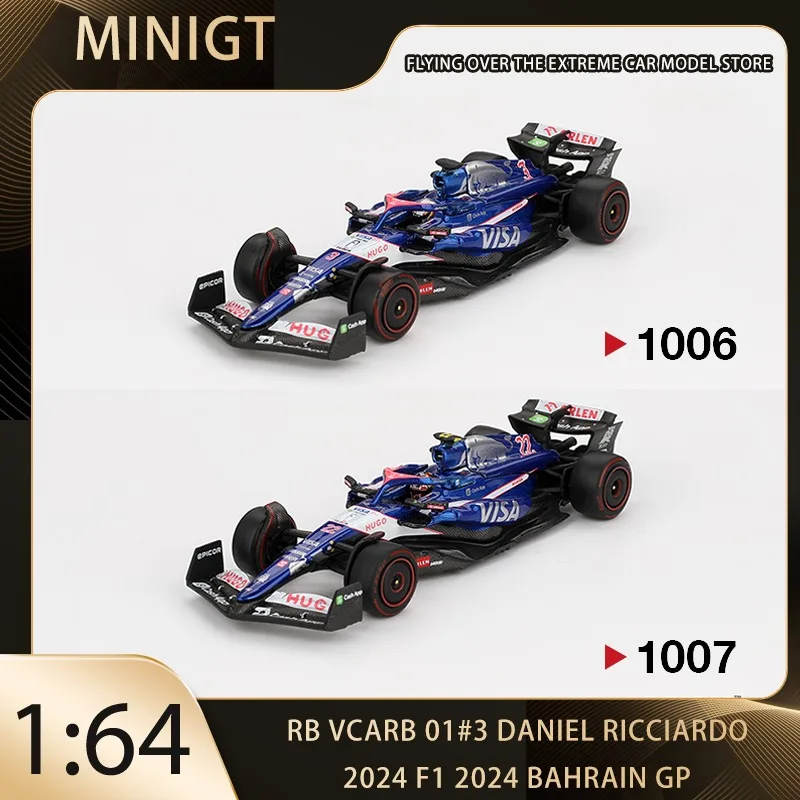 minigt-1-64-rb-vcarb-01-22-летний-Юки-Цунода-Модель-автомобиля-daniel-ricciardo-f1-2024-gp-Бахрейн-литая-под-давлением-коллекционная-подарочная