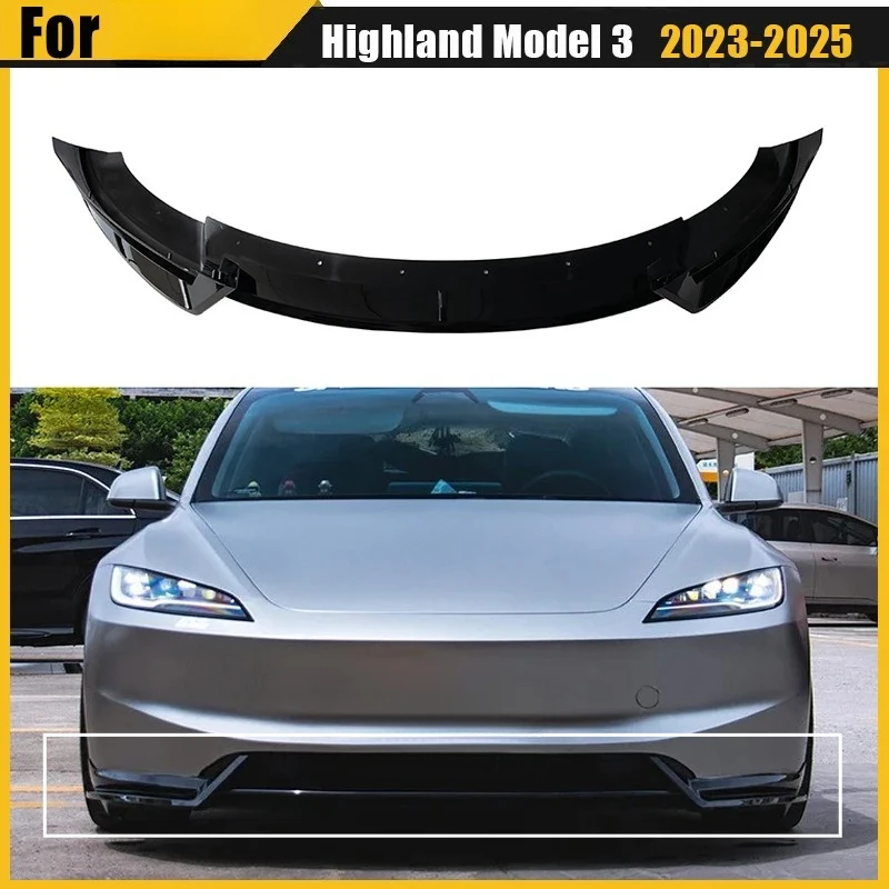 

Premium Front Lip Guard Protector Lower Surround Exterior Mod Part For Highland Model 3 2023‑2025