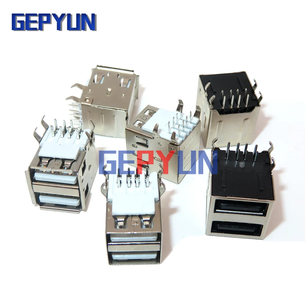 10Pcs USB Type A Standard Port Female Solder Jacks Connector PCB Socket USB-A USB-B type