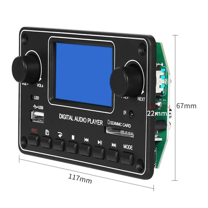 

(A32M) TDM157 Bluetooth WAV MP3 аудиодекодер с USB и слотом для карт TF, плата с пультом ДУ, аудиоплеер для автомобиля, дома, усилителя