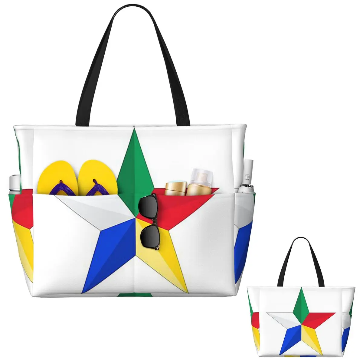 

Druze Star Beach Tote Bag Sport Gym Yoga Duffle Large Tote Bag Women Travel Bag Fitness bag