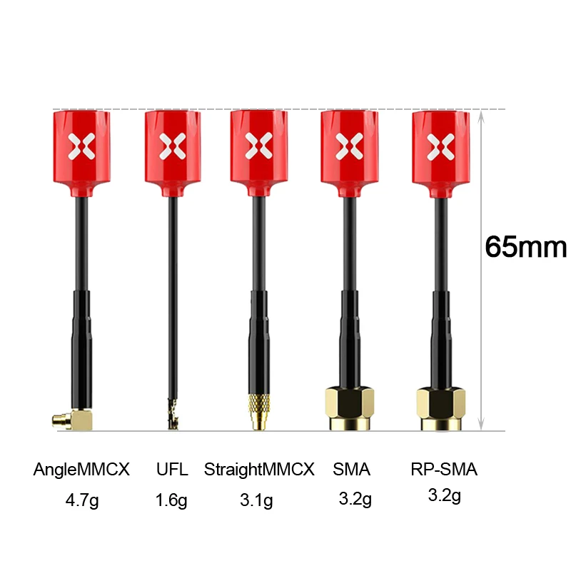 FOXEER Micro Lollipop V4 антенна с высоким коэффициентом усиления 5,8G дБи Omni RHCP SMA/RP-SMA/Angle MMCX/прямой MMCX/UFL Super Mini антенна VTX