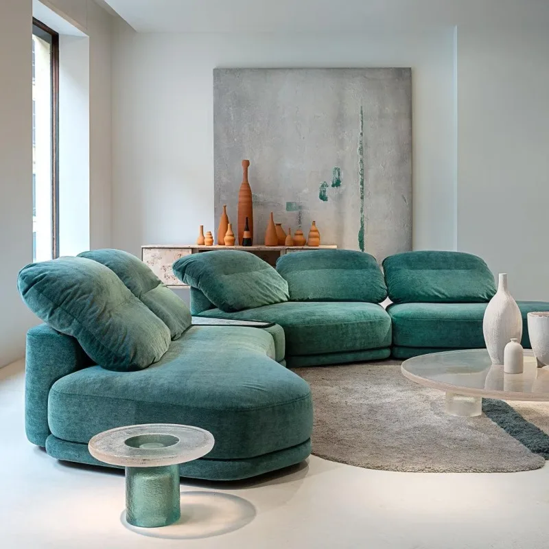 Module de salon minimaliste italien, canapé de forme spéciale