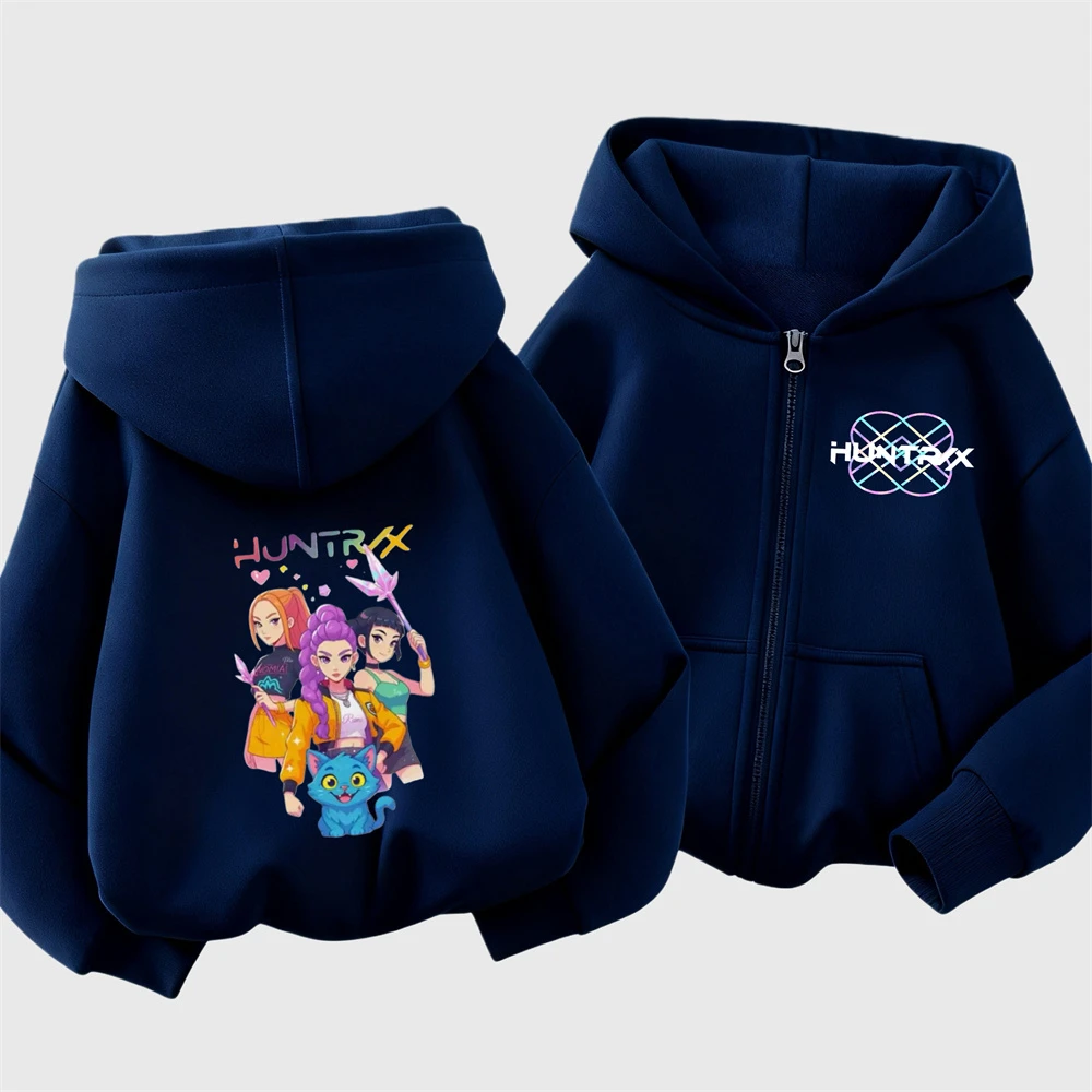 معاطف طويلة الأكمام الفتيات الطفل العصرية هوديس غير رسمية 2026 أطفال ربيع الخريف ملابس طفل تصميم جديد بلوزات ملابس خارجية #4