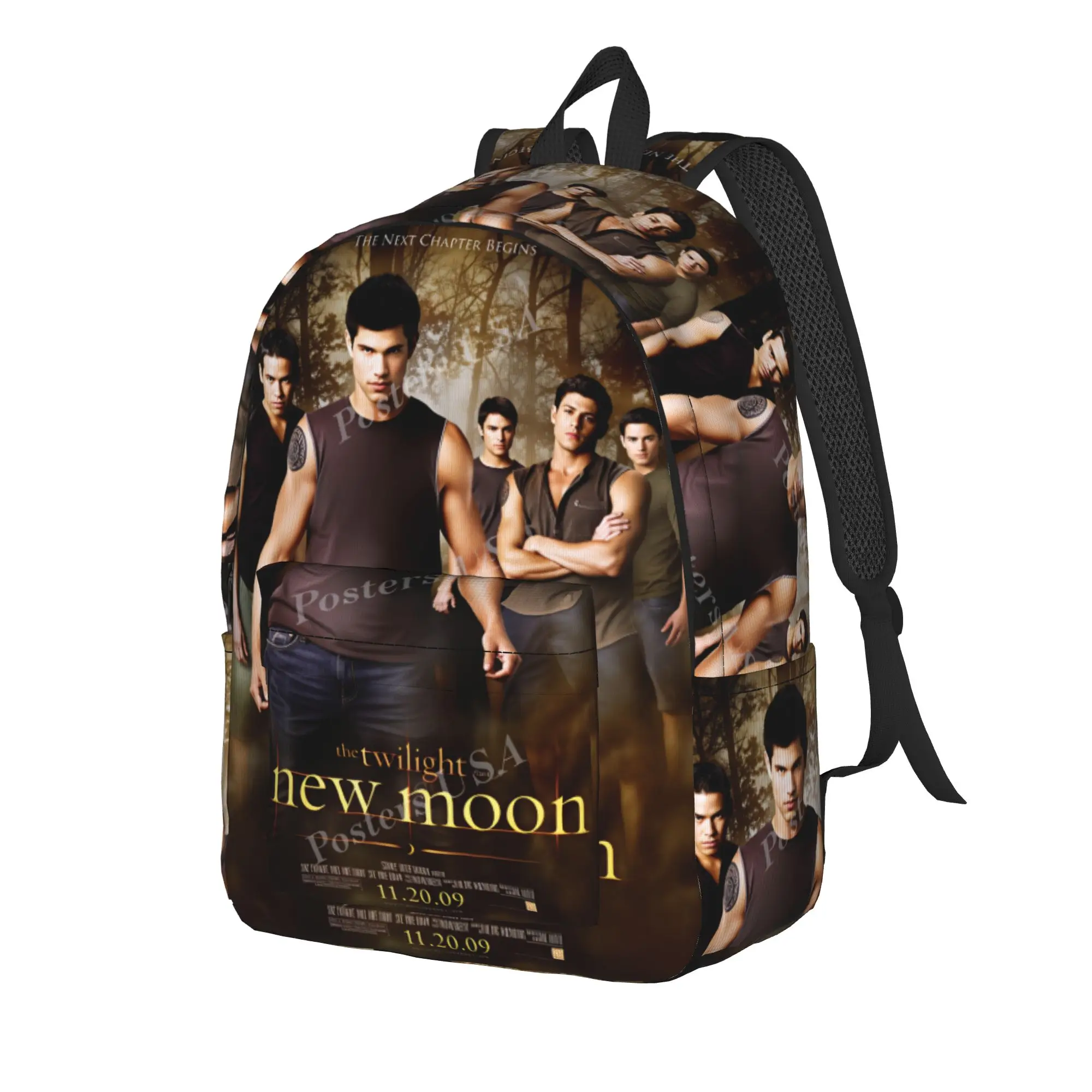 Decor Edward Backpack The Twilight Saga Daily Backpacks Boy Design Print School Bags Stylish Rucksack