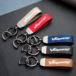 혼다 VARADERO125 VARADERO1000 XL Varadero 125 1000 XL125 XL1000 환상적인 피부 느낌 가죽 금속 키 체인